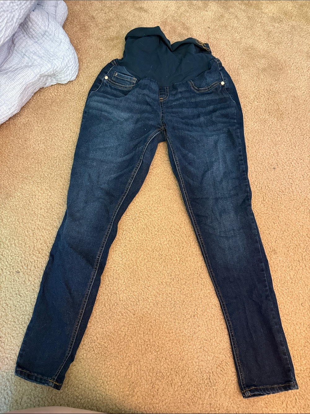 Motherhood Dark Indigo Maternity Skinny Jeans